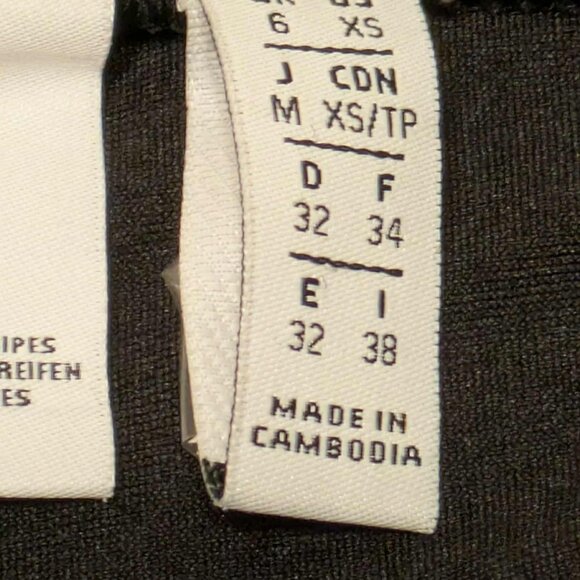 Adidas Leggings Womens XS Very Good Condition Logos on Black Legs Pullon Pants - Picture 7 of 11